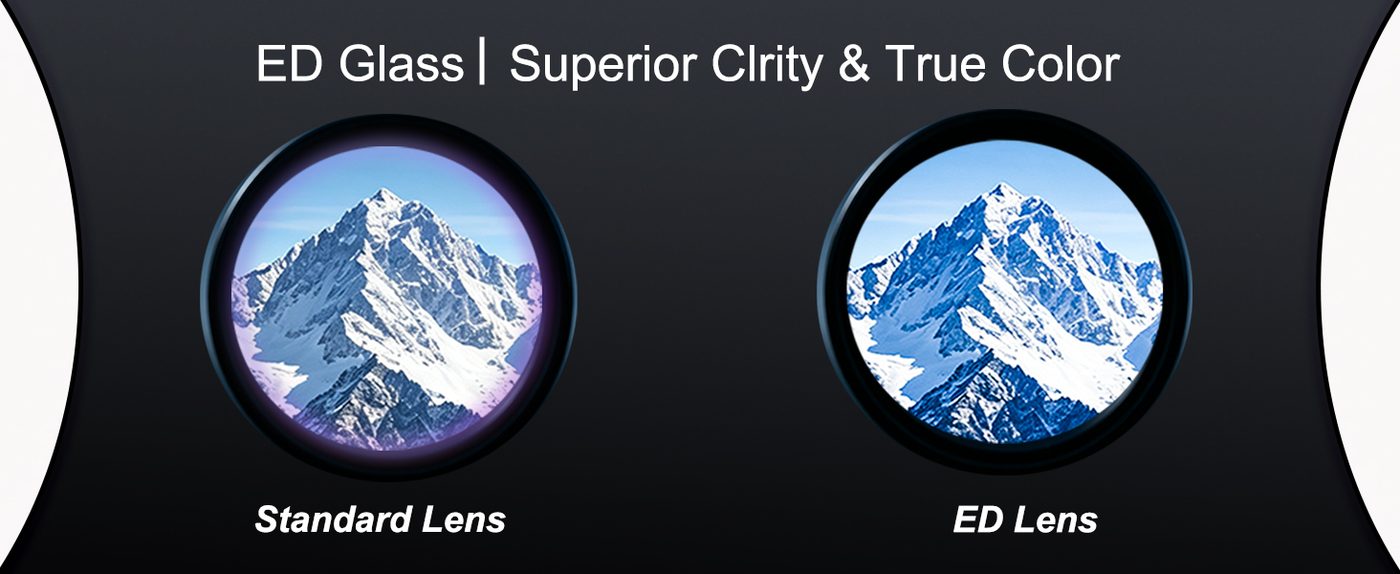 ED glass delivers superior clarity and true color